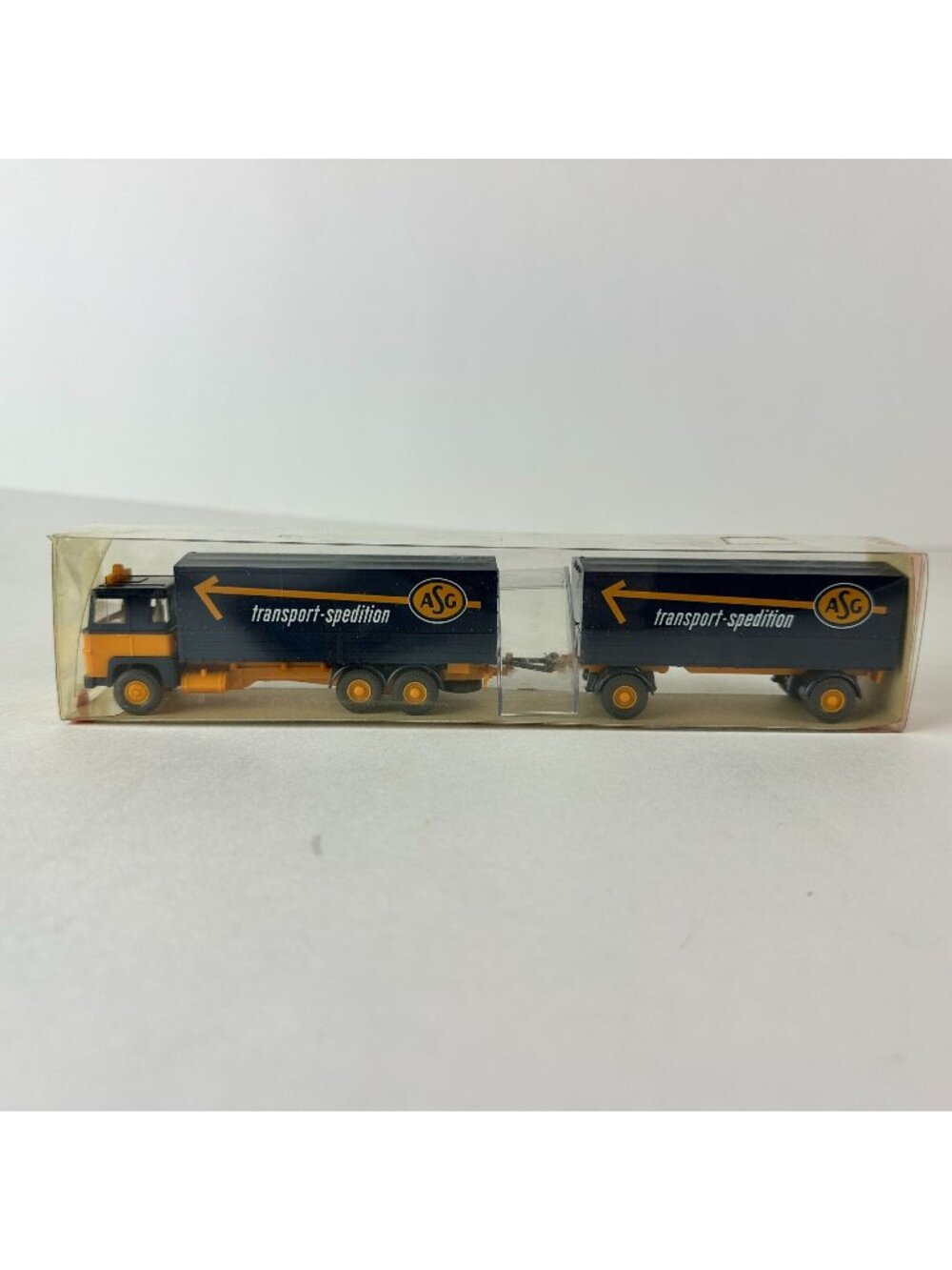 Wiking ASG Fernlastzug 2460 Scale Model Truck In Original Box
